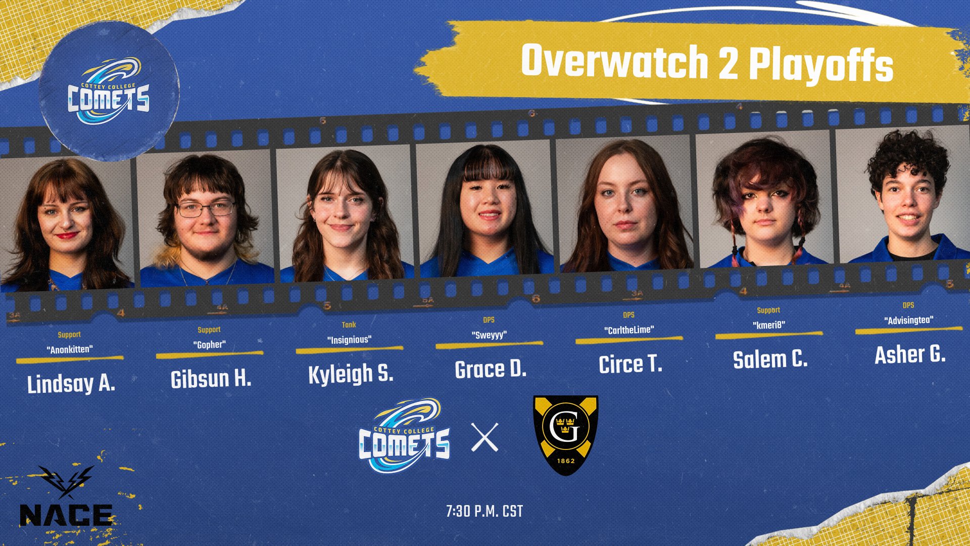 Comets Overwatch Falls In NACE Playoffs