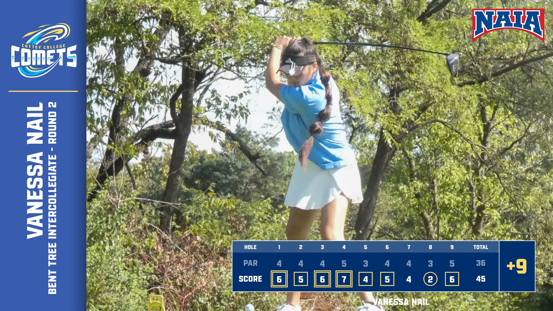 Cottey Golf Shows Growth at Bent Tree Intercollegiate